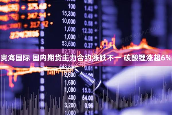 贵海国际 国内期货主力合约涨跌不一 碳酸锂涨超6%