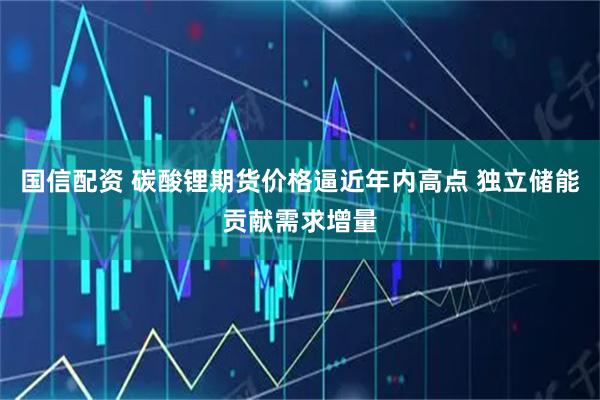 国信配资 碳酸锂期货价格逼近年内高点 独立储能贡献需求增量