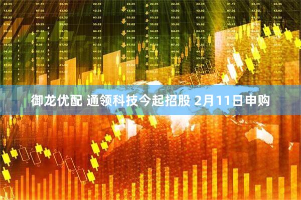 御龙优配 通领科技今起招股 2月11日申购