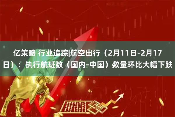 亿策略 行业追踪|航空出行（2月11日-2月17日）：执行航班数（国内-中国）数量环比大幅下跌