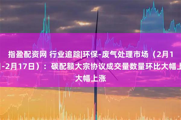 指盈配资网 行业追踪|环保-废气处理市场（2月11日-2月17日）：碳配额大宗协议成交量数量环比大幅上涨
