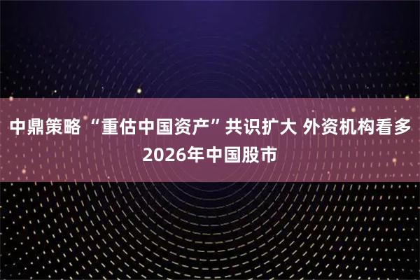 中鼎策略 “重估中国资产”共识扩大 外资机构看多2026年中国股市