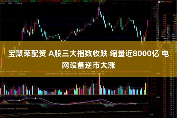 宝聚荣配资 A股三大指数收跌 缩量近8000亿 电网设备逆市大涨